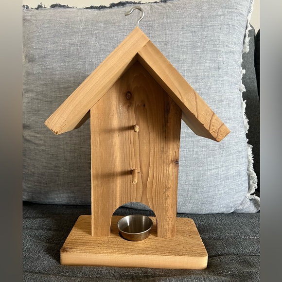 🎉HP🎉Cedar Oriole Feeder, Handmade with hook and metal jelly holder. - Picture 2 of 16